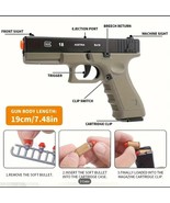 Realistic 18C Semi-Auto Toy Pistol with Mechanical Burst &amp; Shell Ejectio... - $373.16 MXN