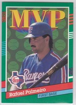 M) 1991 Donruss Baseball Trading Card - Rafael Palmeiro #394 - $1.97