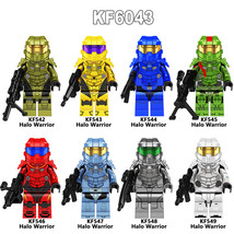 8PCS Halo Warrior Series Action Figure Lego Toy Set Gift - £15.12 GBP