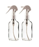 Perfume Studio® 4oz Boston Round Clear Glass Spray Bottles with White Tr... - $11.99