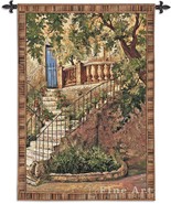 70x53 TUSCAN VILLA I  Italy Tapestry Wall Hanging - £224.83 GBP