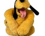 Disney Store Pluto Exclusive Plush Dog Lying Down 10 inches Long Stuffed... - $10.89