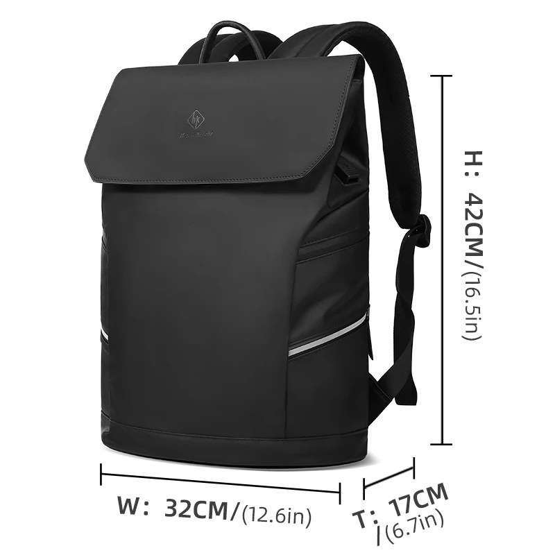 Heroic Knight Men&#39;s Backpack Casual Outdoor Laptop Travel Waterproof Lea... - £148.49 GBP