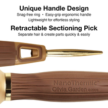 Olivia Garden Ceramic + Ion Nano Thermic Styler 3 pc Brush Set image 6