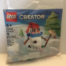 NEW Official Lego Creator Snowman Polybag Set #30645 - 78 pieces - £12.84 GBP