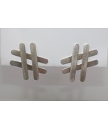 Mexican TO 40 Alicia Sterling Silver 925 Clip On Earrings - $41.01 CAD