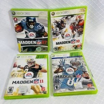 Microsoft Xbox 360 Game Lot - Madden NFL Football 07-10-11-13 - £14.16 GBP