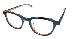 John Varvatos Mens Black Tortoise Eyeglass Plastic Square Frame V204 - £71.67 GBP