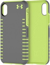 NEW Under Armour UA Protect Grip Case for iPhone X / XS Graphite Quirky Lime - £7.31 GBP