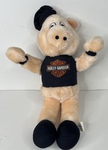 1993 HARLEY-DAVIDSON Plush Biker Dressed HOG Pig Hog  Vintage 10&quot; - $144.27 MXN