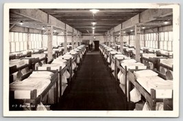 Idaho RPPC Farragut Naval Training Center Barracks Interior c1940 Postcard G49 - $14.95