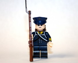 Prussian Landwehr Napoleonic Infantry Officer Waterloo Custom Minifigure - $6.00