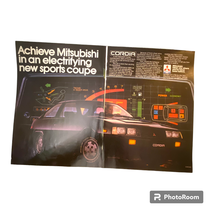 Mitsubishi Marlboro Ford Mustang Print Advertisement December 1982 Original - £11.66 GBP