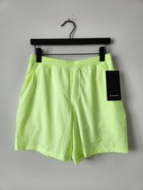 NWT LULULEMON FZAP Neon Yellow Pace Breaker Shorts 7&quot; Lined Men&#39;s XL - £58.01 GBP