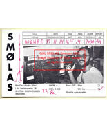 1983 Vintage Real Photo Amateur Radio Operator Per-Olaf Flodin QSL SM0LA... - £15.13 GBP