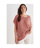 New Anthropologie Pilcro Knit Tunic Pullover $118 X-SMALL Red Open back - $59.08 CAD