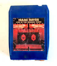 Isaac Hayes - Live At The Sahara Tahoe -- 8-Track Tape (1973) *Untested*... - $8.90