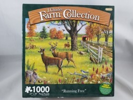 J. Charles Farm Collection Running Free Jigsaw Puzzle 1000 Piece - $11.28