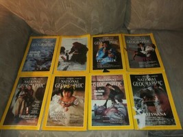 8 1990 National Geographic Magazines Vintage Lot Jan Mar May June Aug Sept... - £26.89 GBP