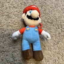 USED Nintendo Super Mario Kids Backpack Hanger W/ Zipper Pocket Plush To... - $4.99