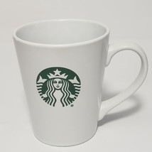 2017 Starbucks Coffee Mug Cup White Green Siren Mermaid 12 Oz. Microwave Safe  - £7.13 GBP