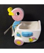 Andromorphic Duck Planter 1988 Japan Ceramic Nursery Ducky Planter Pink ... - €29,56 EUR