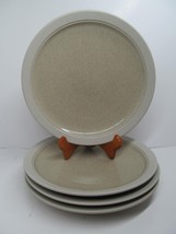 Mikasa Stone Craft Sand Piper Set Of 4 Yellow Green 8 1/2&quot; Salad Plates - $45.00