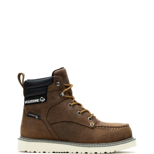 Wolverine Women Trade Wedge Waterproof Steel Toe 6&quot; Boot Brown W231106 S... - $99.00