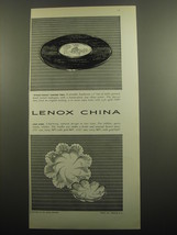 1960 Lenox China Advertisement - Stage Coach Cheese Tray and Leaf Dish - £11.79 GBP