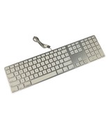Genuine Apple Wired Aluminum USB Keyboard w/ Numeric Keypad MB110LL/A A1243 - $738.59 MXN