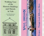 Vale Oregon On The Oregon Trail Brochure &amp; Walking Tour of Historic Buil... - $18.81