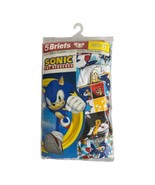 Sonic The Hedgehog Boys Briefs Size 8 100% Cotton  Comfort 5 pack new - £9.30 GBP
