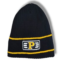 Pittsburgh Winter Hat Skull Cap Beanie Black Gold One Size C28 - £15.69 GBP