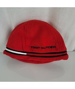 Tommy Hilfiger Boy Red Hat Cap Fleece Winter Warm Soft Blue White Logo 4... - £15.52 GBP