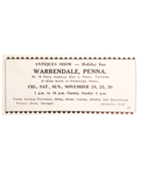 1967 Holiday Inn Antique Show Advertisement Warrendale Event Pennsylvani... - $368.02 MXN