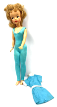 Vintage Ideal Tammy Doll Turquoise Blue Bodysuit &amp; Romper Clothes - $120.00