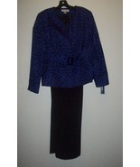 Danillo novelty Collarless Front Buckle SUIT-SIZE 14  NWT $220 - $67.50