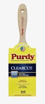 Purdy CLEARCUT Sprig 3&quot; W FLAT Trim Paint Brush Stiff Nylon/Poly 1443801... - £31.03 GBP