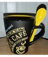 South Padre Island Coffee Mug With Spoon Cafe Coffee Break - $12.77