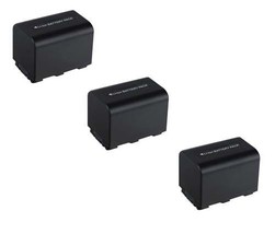 Three 3X Batteries NP-FH70 For Sony DCR-HC52 DCR-HC53 DCR-HC54 DCR-HC62 DCR-SR10 - $35.95