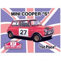 Mini Cooper &quot;S&quot;  Metal Advertising Sign - $16.95