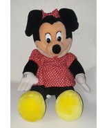 Authentic Minnie Mouse 30&quot; Stuffed Plastic Eye Disneyland Disney World P... - €20,62 EUR
