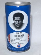 1977 Bo Rather Chicago Bears Michigan RC Royal Crown Cola Can NFL Football - £7.00 GBP