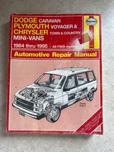 Dodge Caravan &amp; Plymouth Voyager 1984-1988 Repair Manual Haynes #1231 - $10.88