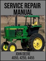 John Deere 4055 4255 4455 Tractor Service Repair Technical Manual TM1458 USB - £14.38 GBP