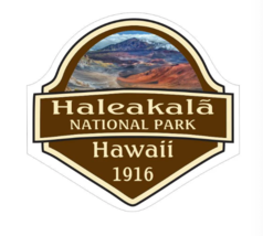 12&quot; haleakala national park hawaii 1916 bumper sticker decal usa made - £23.96 GBP
