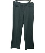 Focus 2000 Womens Size 8 Charcoal Gray Striped Slimming Tummy Control Pants - €12,98 EUR