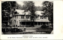 Canada Ontario Ottawa Chautauqua Assembly Hall Unposted Vintage Postcard - £7.43 GBP