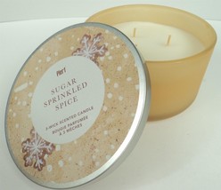 Pier 1 Scented 3-Wick 14 oz Large Jar Candle - Sugar Sprinkled Spice - RARE! - £30.83 GBP
