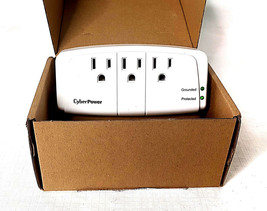 CyberPower Essential 3-Outlets Surge Suppressor Wall Tap Plug - £5.64 GBP